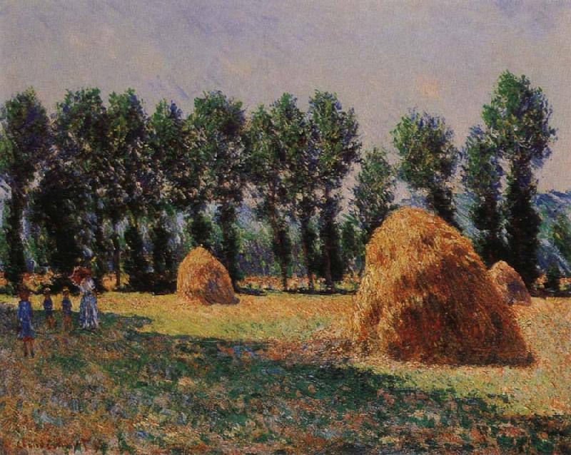 Claude Monet Haystacks at Giverny oil painting image